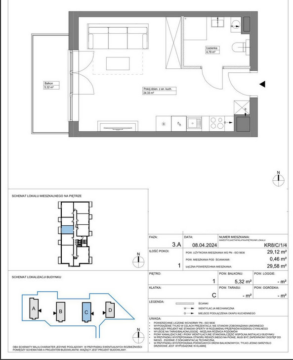 Piękne mieszkanie w doskonałej lokalizacji z balkonem miniaturka 2