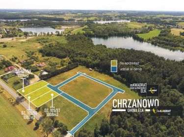 Chrzanowo, 121 000 zł, 10.02 ar, przyłącze elektryczne