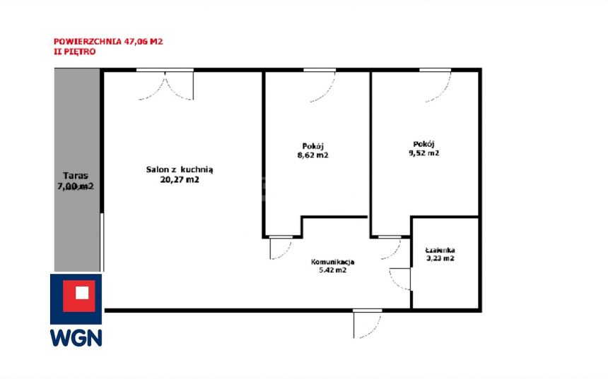 Legnica, 465 000 zł, 47.06 m2, z garażem miniaturka 3