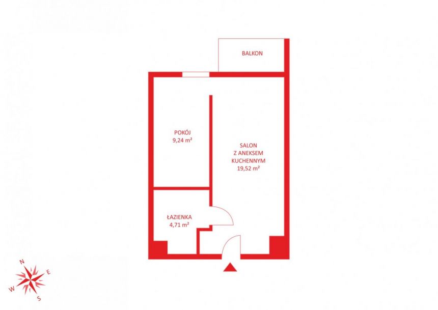 Gdańsk Śródmieście, 635 000 zł, 33.47 m2, 2 pokojowe miniaturka 17