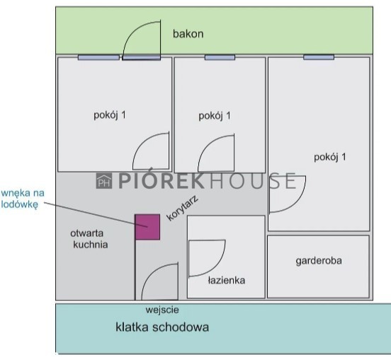 3-pokojowe mieszkanie w Markach miniaturka 12