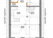 DOM szereg środkowy 102,50m2 z działką 148m2m2, Iwiny Siechnice miniaturka 13