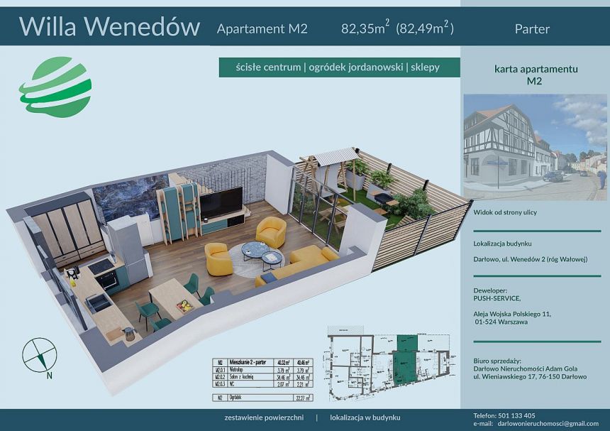 Darłowo, 823 500 zł, 82.35 m2, M5 - zdjęcie 1