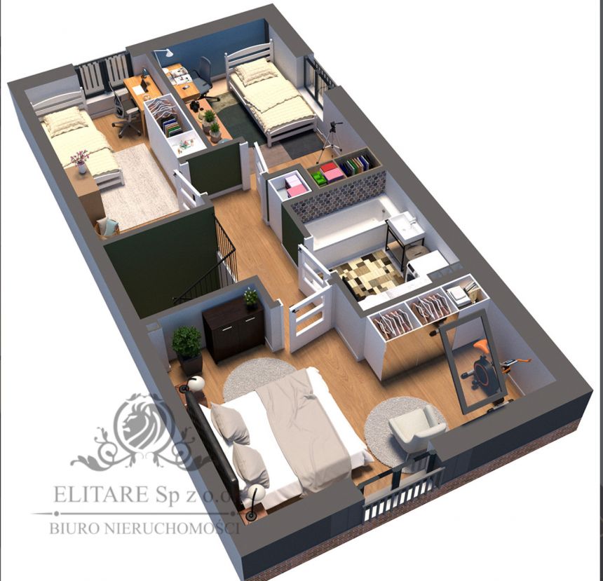 Dom w szereg środkowy 98,39m2 z ogordem 80m2, Wrocław, Polanowice miniaturka 14