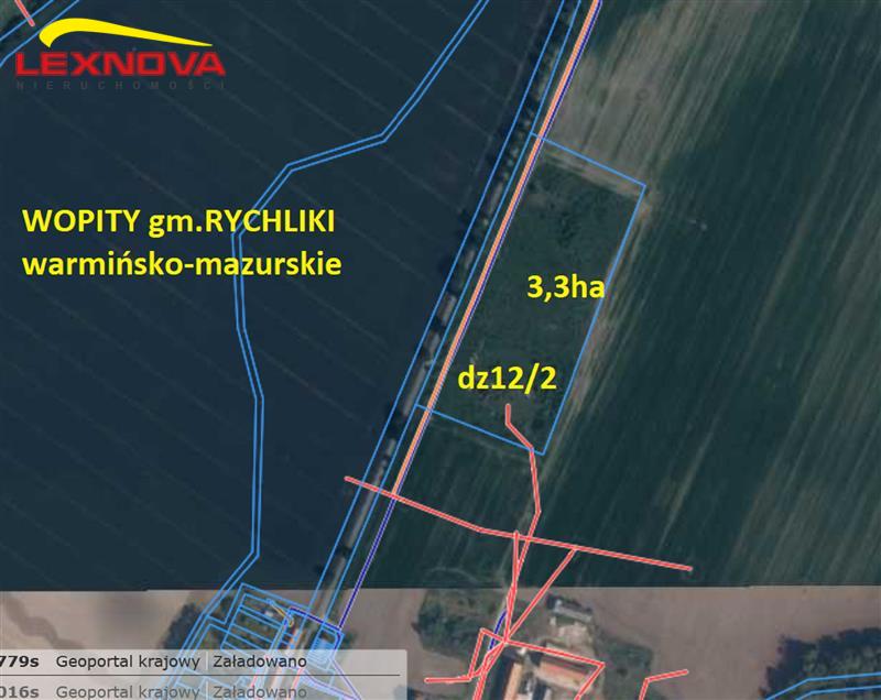 Działka siedliskowa - Rychliki K/Pasłęka - zdjęcie 1