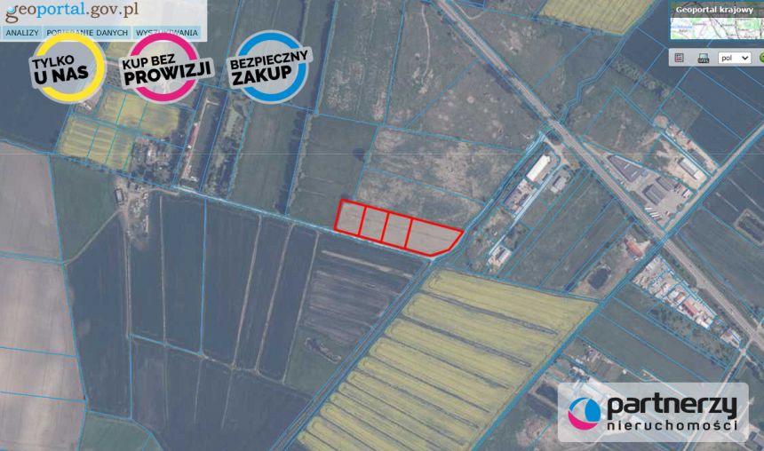 Zajączkowo, 1 026 500 zł, 1.48 ha, droga dojazdowa utwardzona miniaturka 2