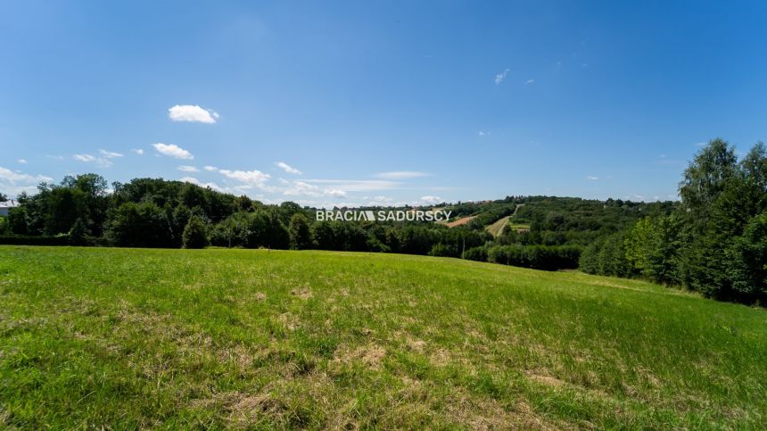 6 arów budowlanej, piękna panorama, Mogilany miniaturka 14