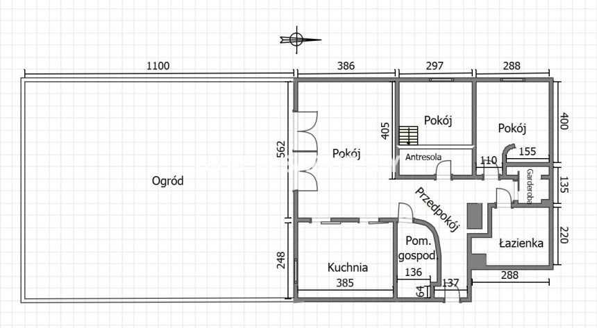 centrum Krakowa:apartament 77,49m2 z ogrodem 99m2 miniaturka 4