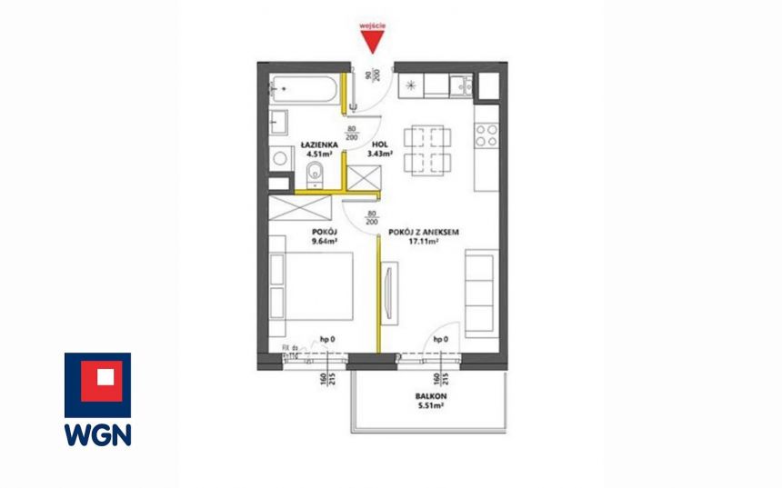 Warszawa Praga-Południe, 629 325 zł, 35.79 m2, pietro 1 - zdjęcie 1