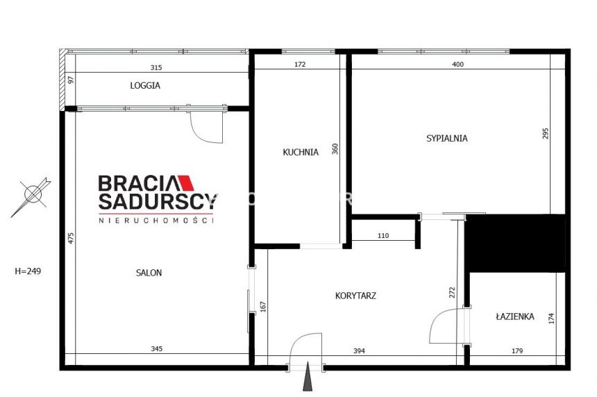 Bronowice, os. Widok, 45m, 2 pok.+kuchnia, klima miniaturka 21