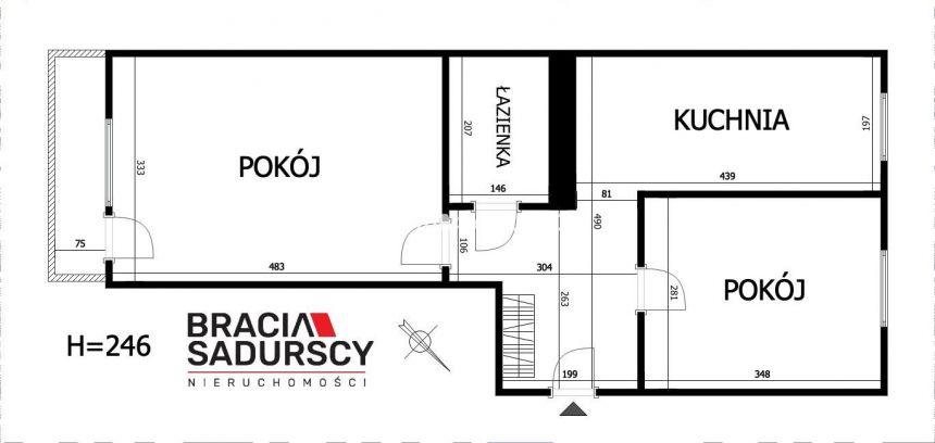 2 osobne pokoje / tramwaj / Wisła miniaturka 3