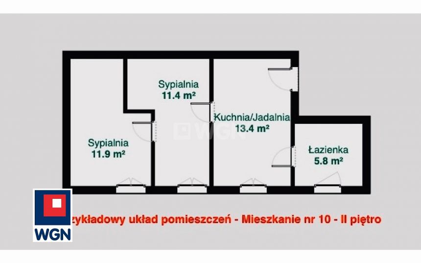 Katowice Stara Ligota, 259 000 zł, 42.5 m2, parter/4 miniaturka 13