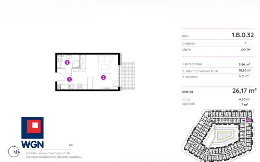Gdańsk Śródmieście, 320 919 zł, 26.17 m2, oddzielna kuchnia miniaturka 4