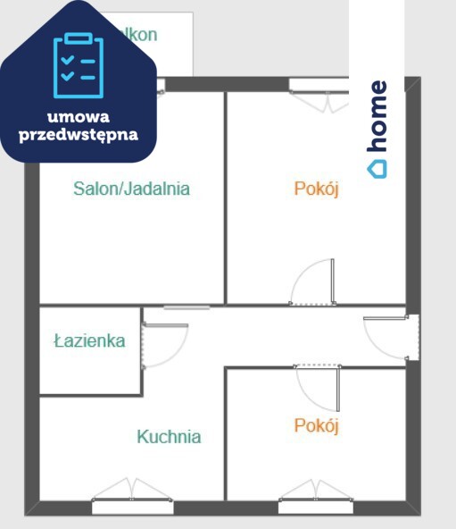 Leśne, 3 pokoje, balkon, piwnica, do zamieszkani miniaturka 2