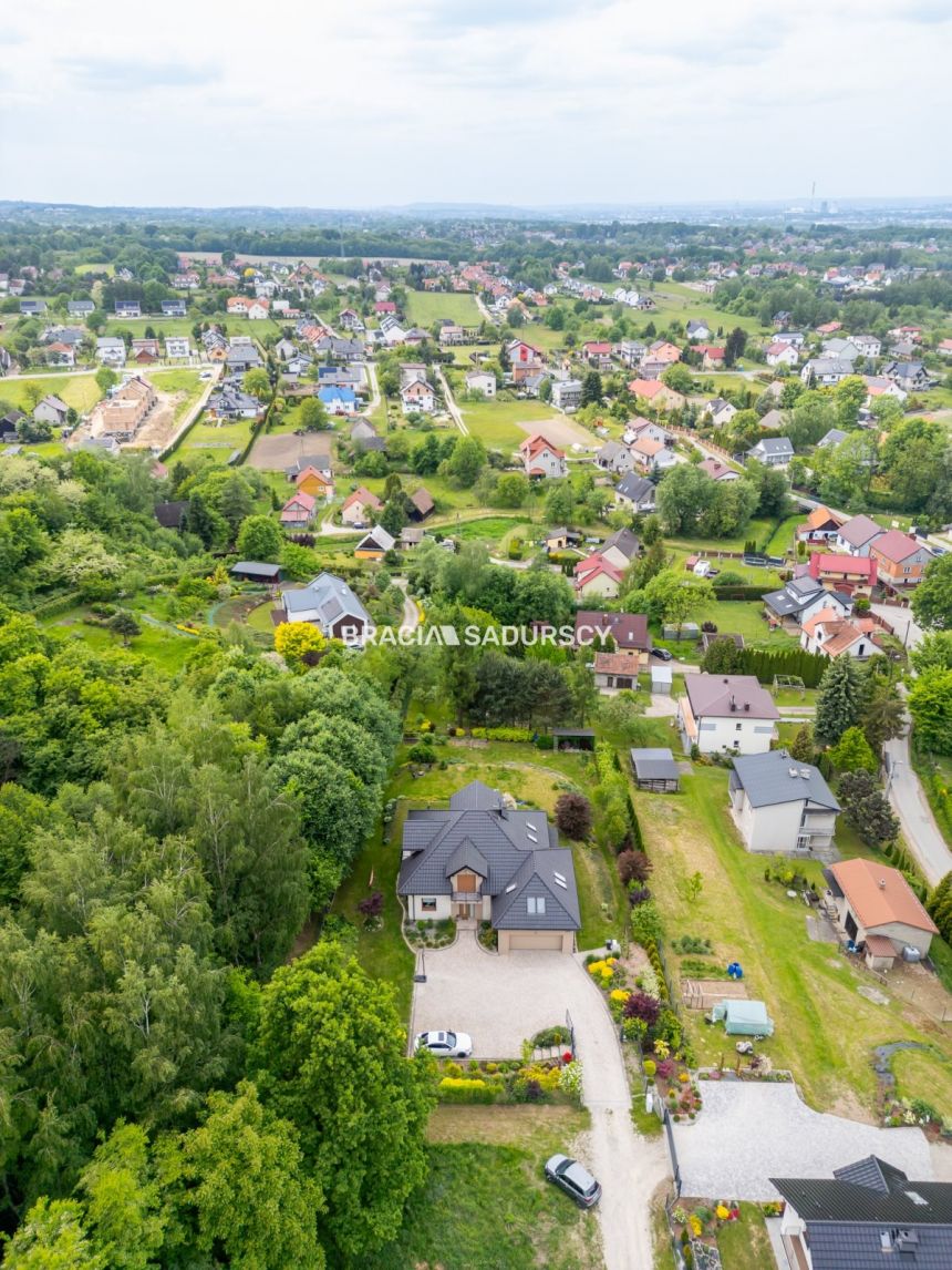 Duża działka 17,8 ar, las, widok, 8 km od Krakowa miniaturka 40