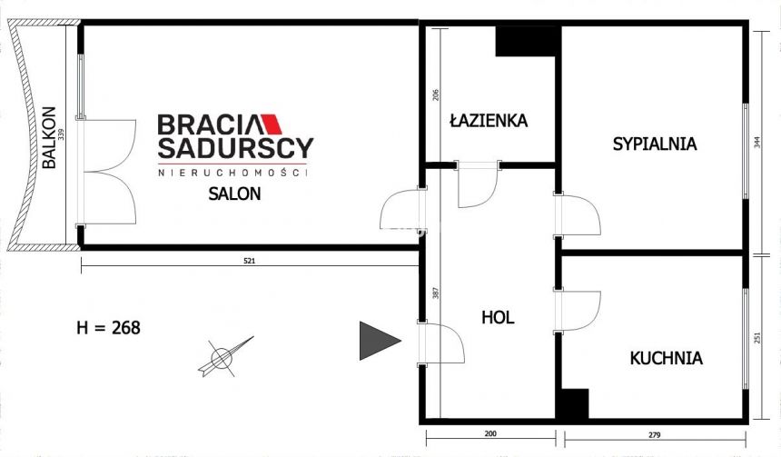 2-pok. mieszkanie 49 m² | Dobrego Pasterza miniaturka 3