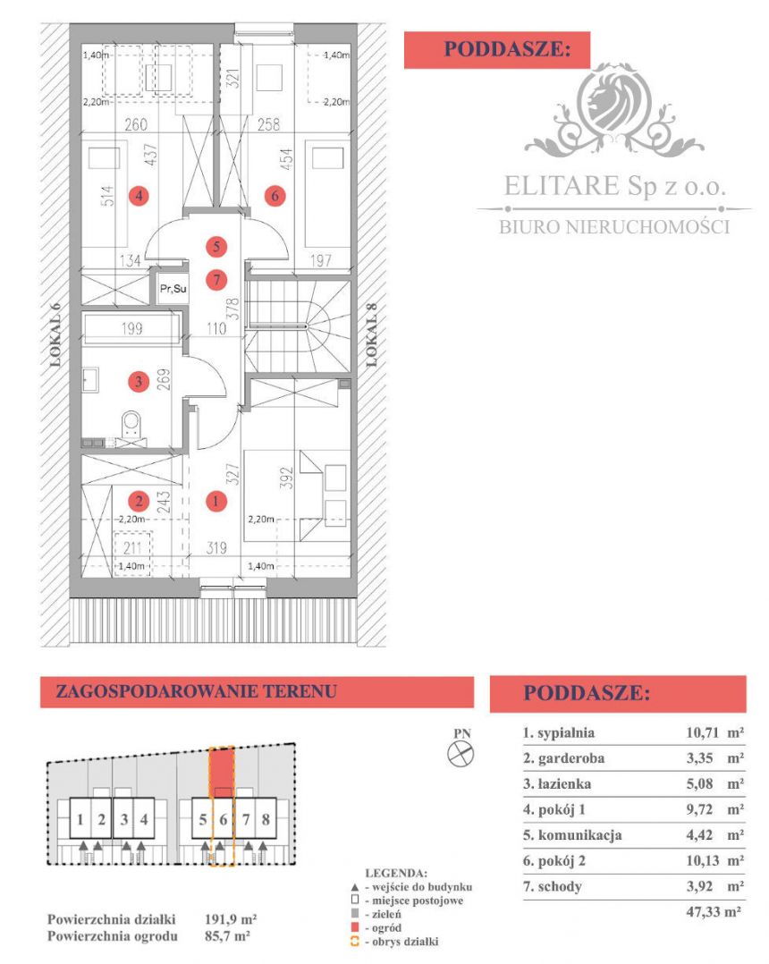 Dom szereg środkowy. pow. 98,39m2 na działce 191,90m2 Wrocław Polanowoice miniaturka 6