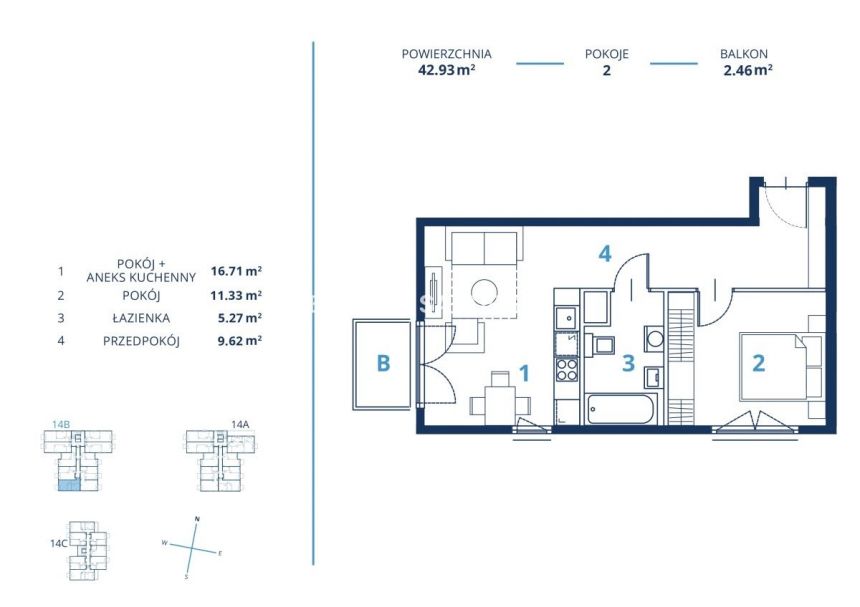 Gotowa inwestycja - metraże od 39 m2, Kraków miniaturka 4