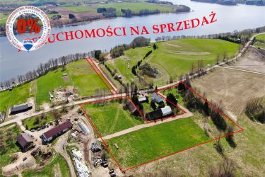 Działka przy strumieniu nad jeziorem Szelment Wlk