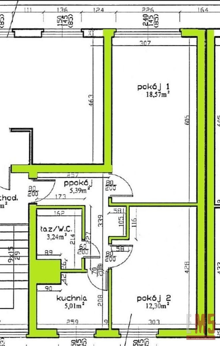 Białystok Bojary, 368 900 zł, 44.51 m2, pietro 4/4 miniaturka 7