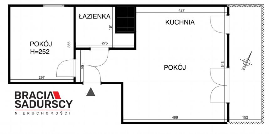 2 pok z dużym balkonem ul. Kordiana. miniaturka 16
