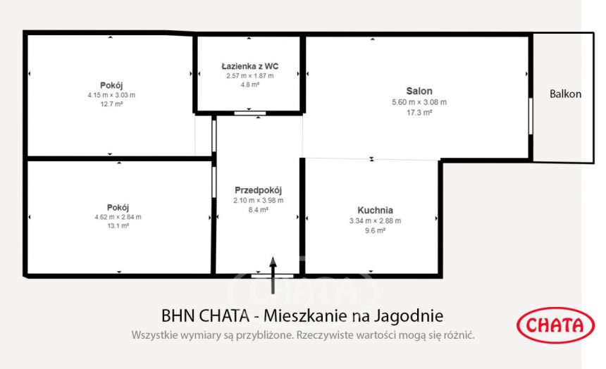 Wrocław Jagodno, 825 000 zł, 66.2 m2, z parkingiem podziemnym miniaturka 2