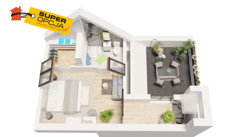 Kraków Wola Duchacka, 1 243 200 zł, 88.8 m2, pietro 1/2 miniaturka 4