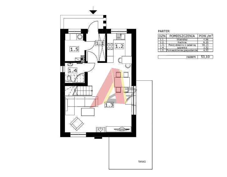 Zabierzów, 889 000 zł, 140 m2, do wykończenia miniaturka 5