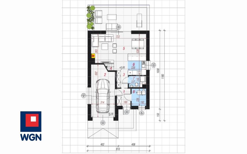 Blok Dobryszyce, 590 000 zł, 173.66 m2, bez białego montażu miniaturka 4