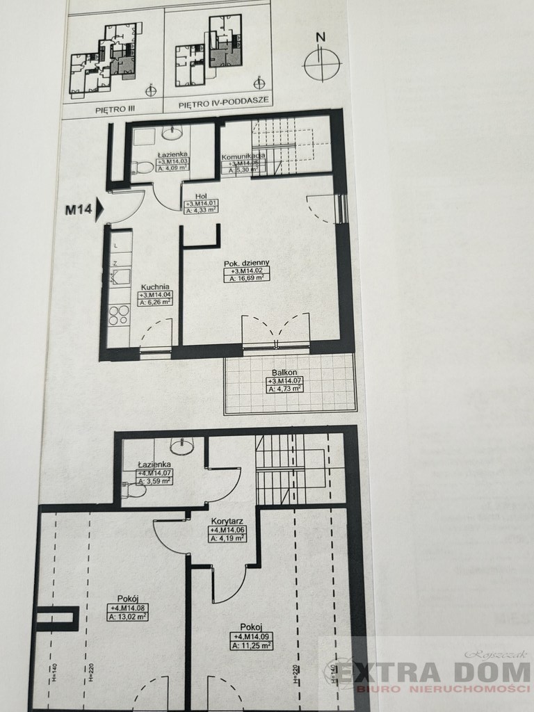 Nowogard, 483 170 zł, 68.72 m2, w niskim bloku - zdjęcie 1