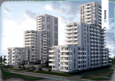 2 pokoje- 48,3m2 stan deweloperski -narożny balkon