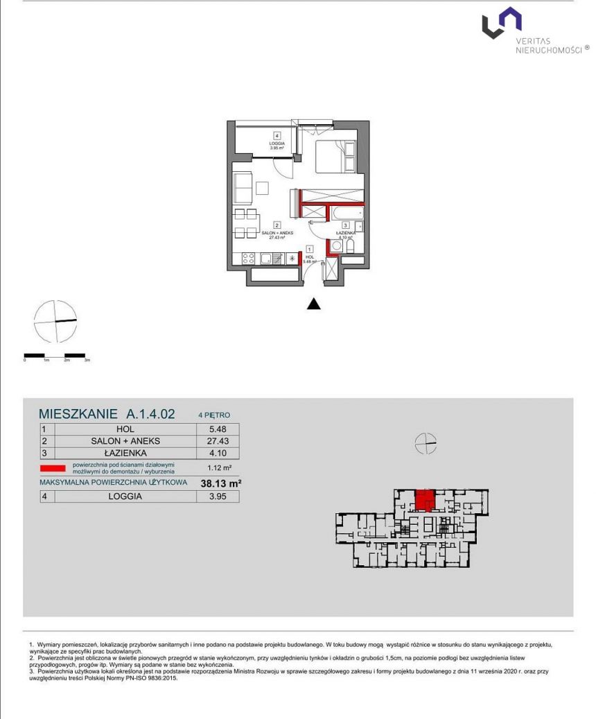 Katowice Koszutka, 471 369 zł, 38.13 m2, z balkonem miniaturka 2