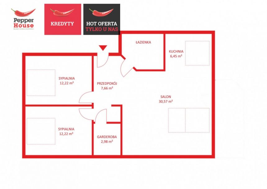 Gdynia Karwiny, 649 000 zł, 77.81 m2, 3 pokojowe miniaturka 5