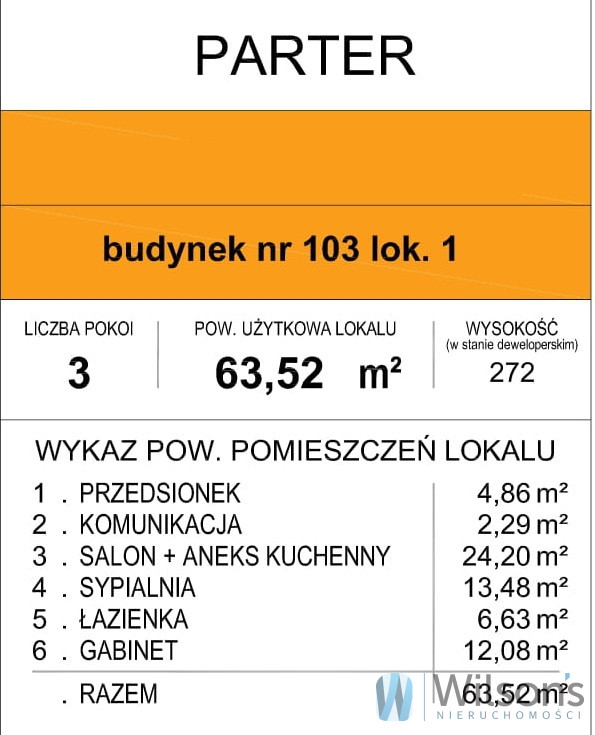 Kobyłka, 585 000 zł, 63.52 m2, parter miniaturka 4