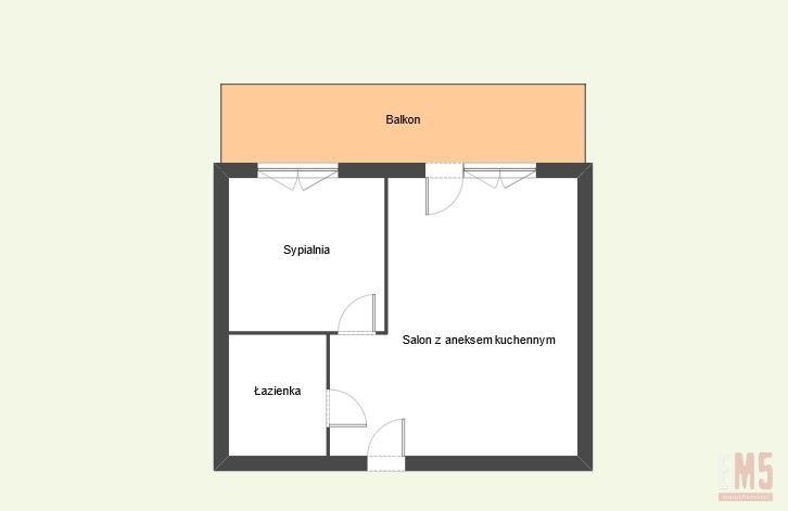 Białystok Wysoki Stoczek, 290 000 zł, 36 m2, z balkonem miniaturka 5