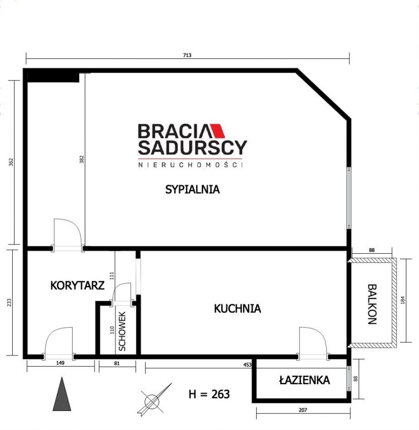 43 m² w sercu Krakowa – zrób to po swojemu! miniaturka 16