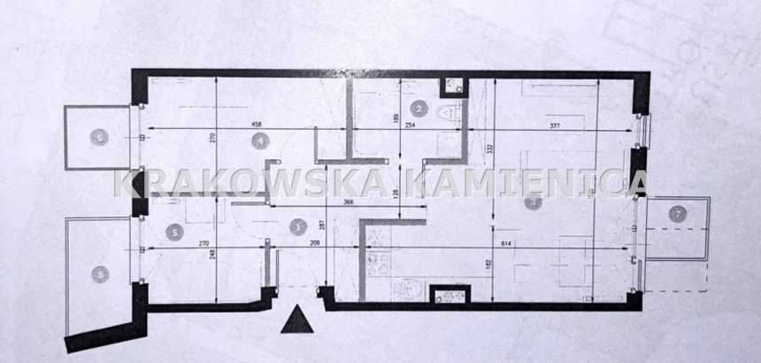 MIESZKANIE 55,57M2 Z 3 BALKONAMI - ZABŁOCIE miniaturka 18