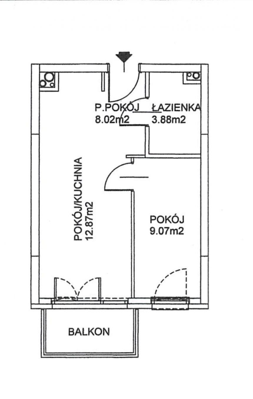 2 POKOJE - BARDZO DOBRY STANDARD - 35 M2 - BALKON miniaturka 19