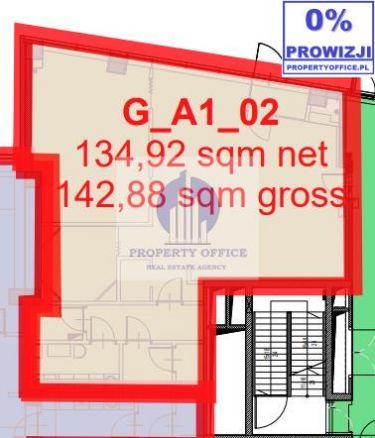 Wola: biuro/usługi 142,88 m2