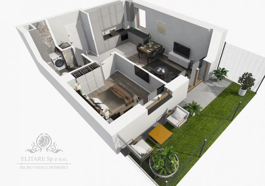 Mieszkanie 39,43m2 + ogród 13,34m2+taras 3,6m2/Wrocław, Kleczków miniaturka 8