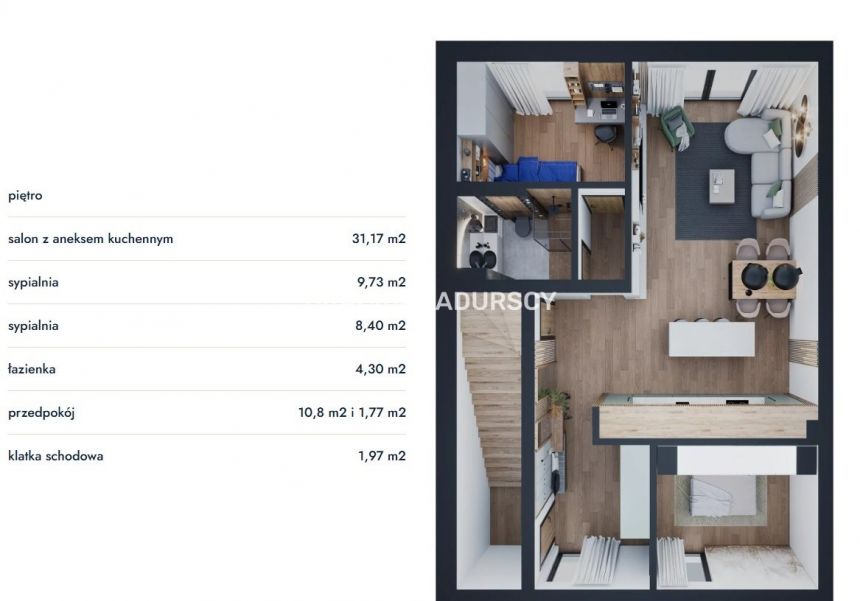 3 pok, 9tys/m2 Śledziejowice koło Krakowa miniaturka 7