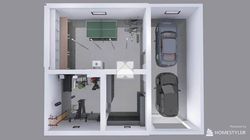 180 m2 | Garaż dwustanowiskowy | Działka 6,4a miniaturka 10