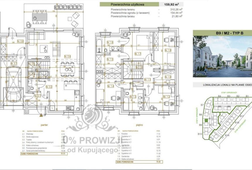 Willa PREMIUM /garaż/ogród/Cesarzowice, Oporów-Wrocław/aranżacja ogrodu gratis miniaturka 20