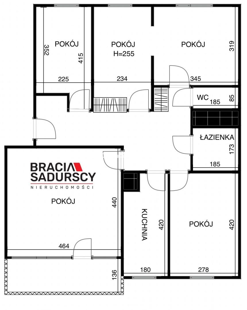 5 pokoi, balkon, zielona okolica – Kurdwanów miniaturka 27