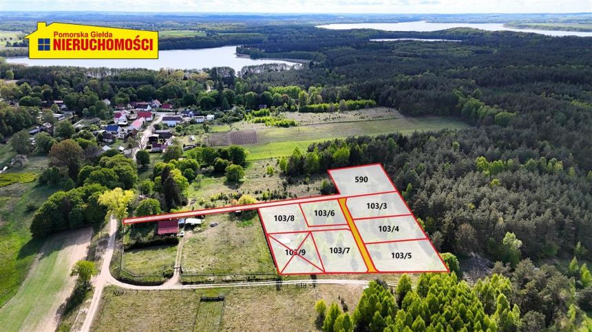 Pięknie położone działki budowlane pod lasem. - zdjęcie 1