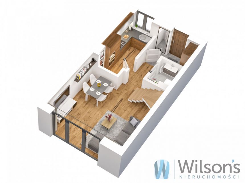 Pruszcz Gdański, 499 000 zł, 64.55 m2, szeregowy miniaturka 7