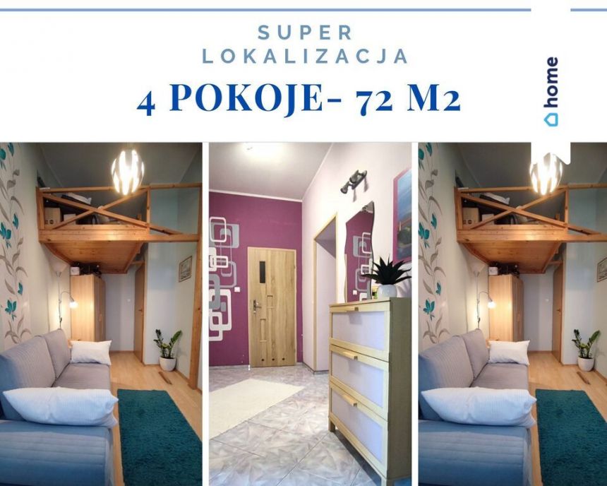 Doskonała lokalizacja- 4 pokoje miniaturka 1