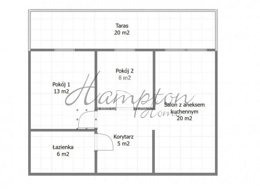 Warszawa Stary Wilanów, 1 100 000 zł, 52 m2, 3 pokojowe miniaturka 8