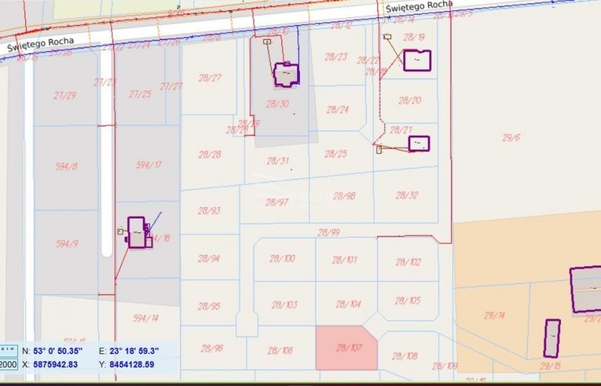 Zabłudów 804 m2 ul. Św. Rocha miniaturka 2