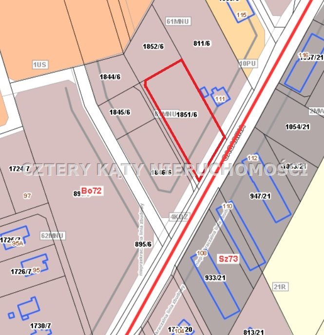 działka mieszkaniowo-usługowa 2200 m2 dobry dojazd - zdjęcie 1